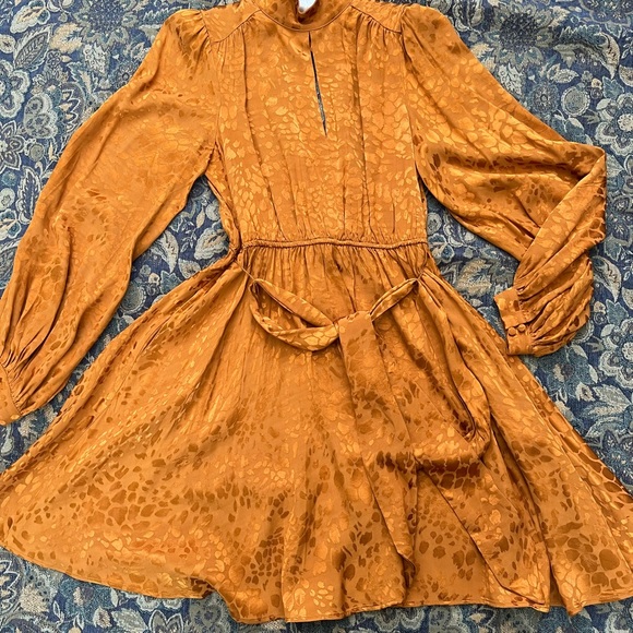 NWT Anthropologie Dress Women’s Jacquard Mini Dress size S - Picture 4 of 12